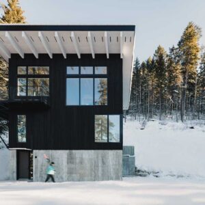 A Modern Cabin Rises Above the Trees to Maximize the Views