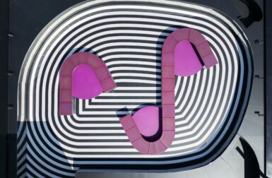 The LS24-Lounge System Transforms Prada’s Rooftop Into a Futuristic Terrace