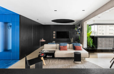 FM Apartment in São Paulo Brings Vibrant Hues to an Industrial Space