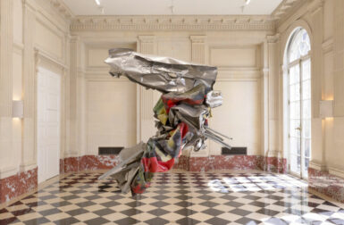 Kennedy Yanko’s Epic Two-Gallery Exhibition of Crushed Metal