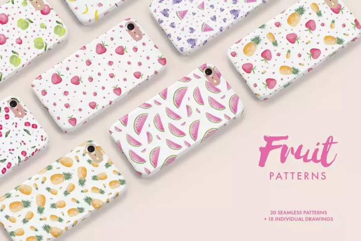 View Information about Watercolor Fruit Photoshop Patterns